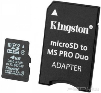   microSD  Memory Stick Pro Duo