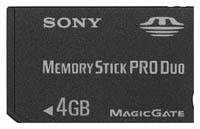 Memory Stick Pro Duo 4 GB
