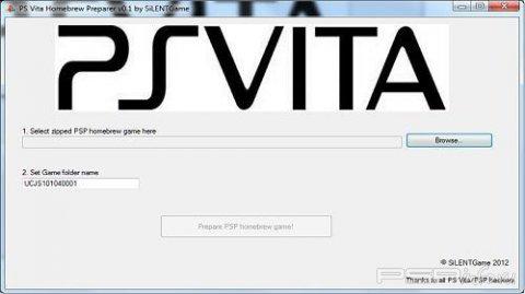 PS Vita Homebrew Preparer v0.2