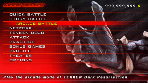  ,      Tekken dark ressurection  psp