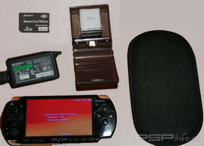 Продам PSP 2006 Slim TA-85v2, GPS, Карты памяти