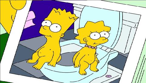 Барт и Лиза Симпсоны.