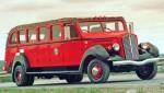 White Glacier National Park Red Bus 1930