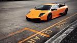 Оранжевая Lamborghini