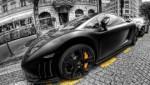 Черная Lamborghini