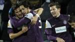 FK Austria Wien players celebrate