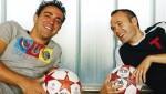 Xavier Hernández and Iniesta