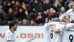 Valencia CF players celebrate