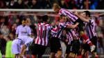 Sunderland FC players celebrate