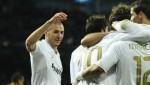 Real Madrid players celebrate