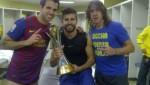 Fabregas. Pique and Puyol