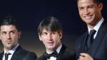 David Villa, Messi and Ronaldo