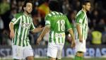 Real Betis players celebrate