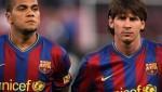 Lionel Messi and Alves