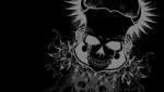 black grey skull