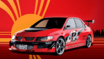 mitsubishi lancer (fast and furios- tokio drift)