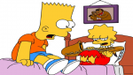 Барт и Лиза разговаривают