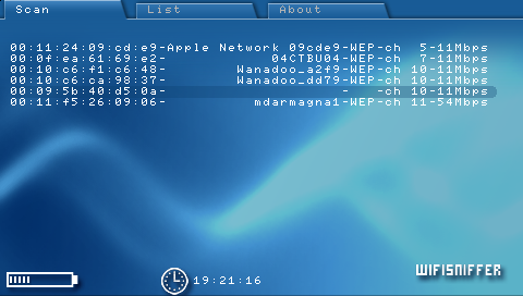 WiFiSniffer v0.2