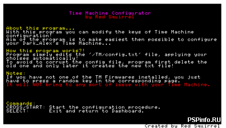 Time Machine Configurator v1.0; v2.0.