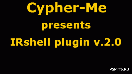 Cypher-Me IRshell plugin v0.2!