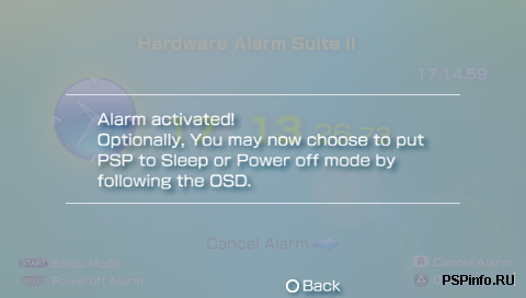 PSP Hardware Alarm Suite II