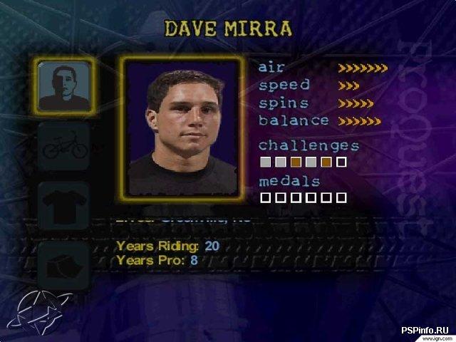 Dave Mirra Freestyle Bmx