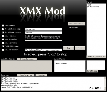 XMXMod CSPSPServer