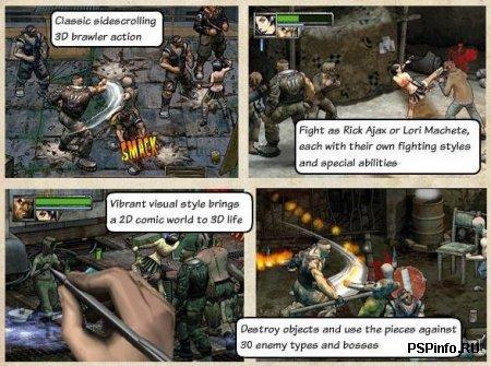 Unbound Saga -  beat'em up  PSP