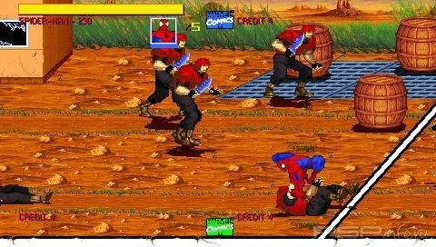 Marvel 2D side scrolling fighter