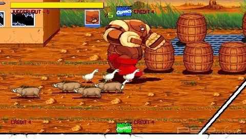 Marvel 2D side scrolling fighter