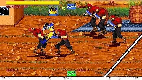 Marvel 2D side scrolling fighter
