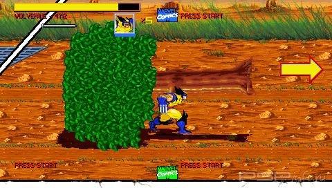 Marvel 2D side scrolling fighter