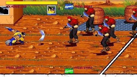 Marvel 2D side scrolling fighter