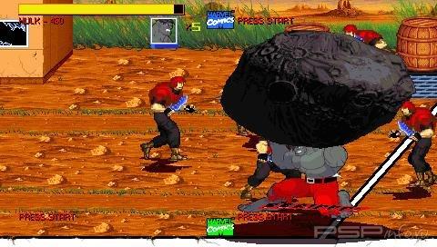 Marvel 2D side scrolling fighter