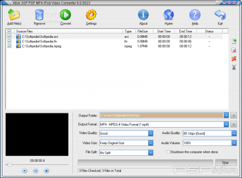 Allok 3GP PSP MP4 iPod Video Converter 6.2.0603+ serial