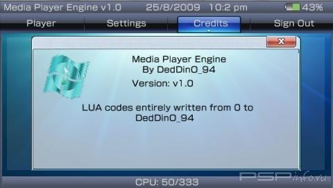 Media Player Engine 1.0