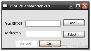 EBOOT 2 ISO Converter v1.1