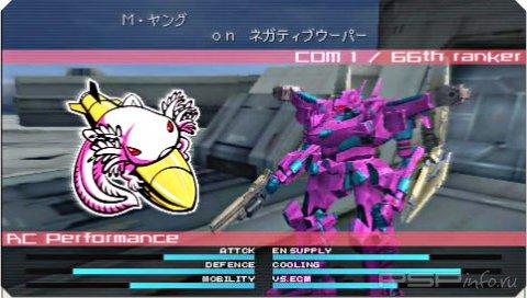 ������ ��������� � ������� Armored Core: Last Raven Portable