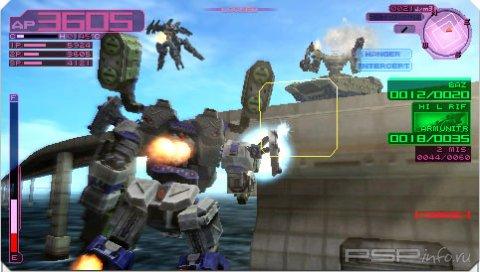 ������ ��������� � ������� Armored Core: Last Raven Portable