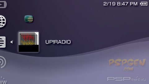 UP!Radio v.1.1  PSP