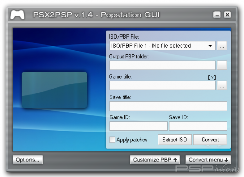 PSX2PSP  v 1.4