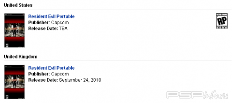   Resident Evil Portable?