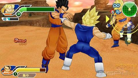 ����� � ��������� Dragon Ball Tag Versus �� PSP