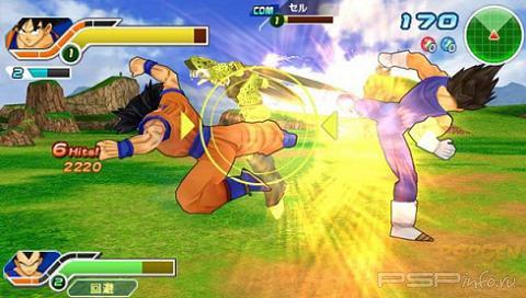����� � ��������� Dragon Ball Tag Versus �� PSP