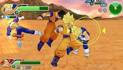 ����� � ��������� Dragon Ball Tag Versus �� PSP