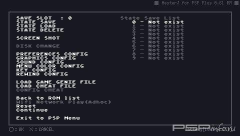 NesterJ for PSP v1.13 beta 2