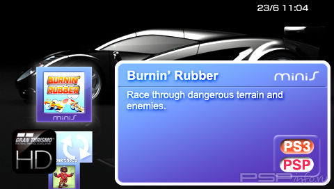 Burnin Rubber [USA] [PSN-PSP-Minis]