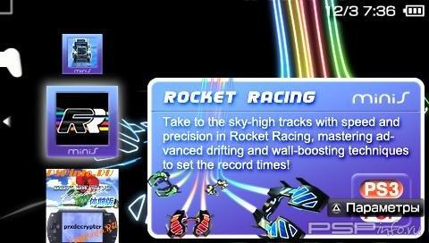 Rocket Racing [PSP-Minis][ENG]