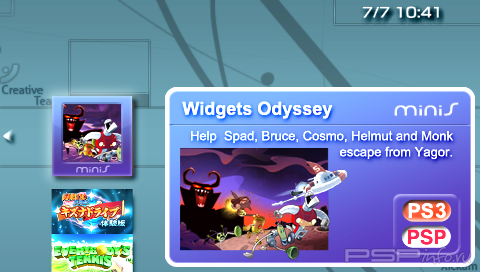 Widgets Odyssey [ENG] [PSP-Minis]