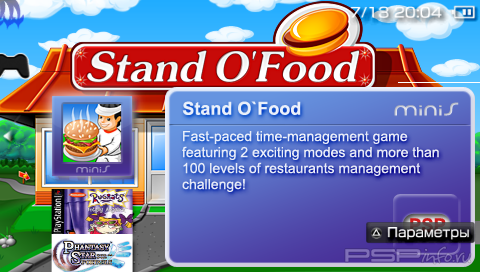Stand O'Food [RUS][CSO][PSP Minis]
